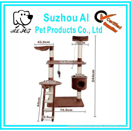 New Tower Condo Furniture Scratch Post Perch Sisal Cat Tree